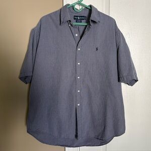 Ralph Lauren Polo Men’s 100% Cotton Blaire Plaid Short Sleeve Button Down.